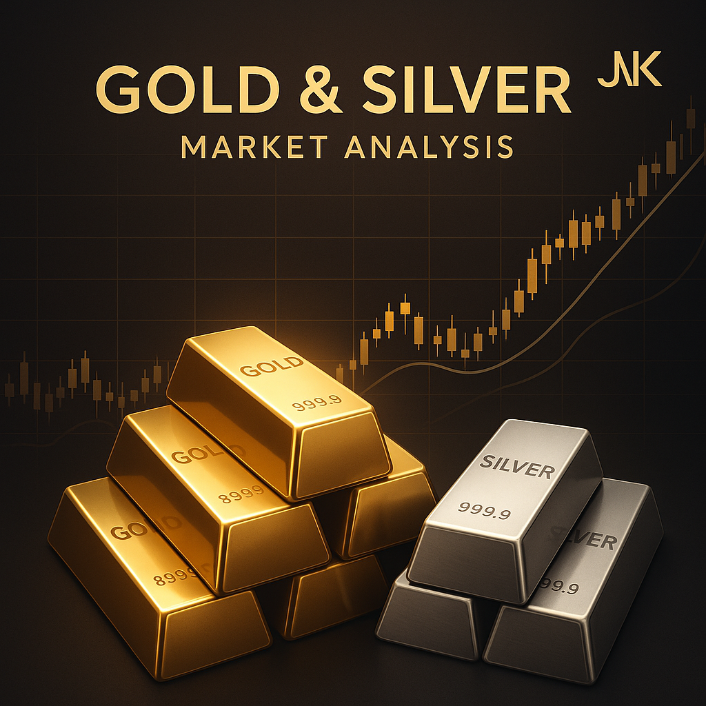 Illustration of Live Today Gold (XAU/USD) and Silver (XAG/USD) Forecast: Bullish Outlook Signals Strength in Precious Metals