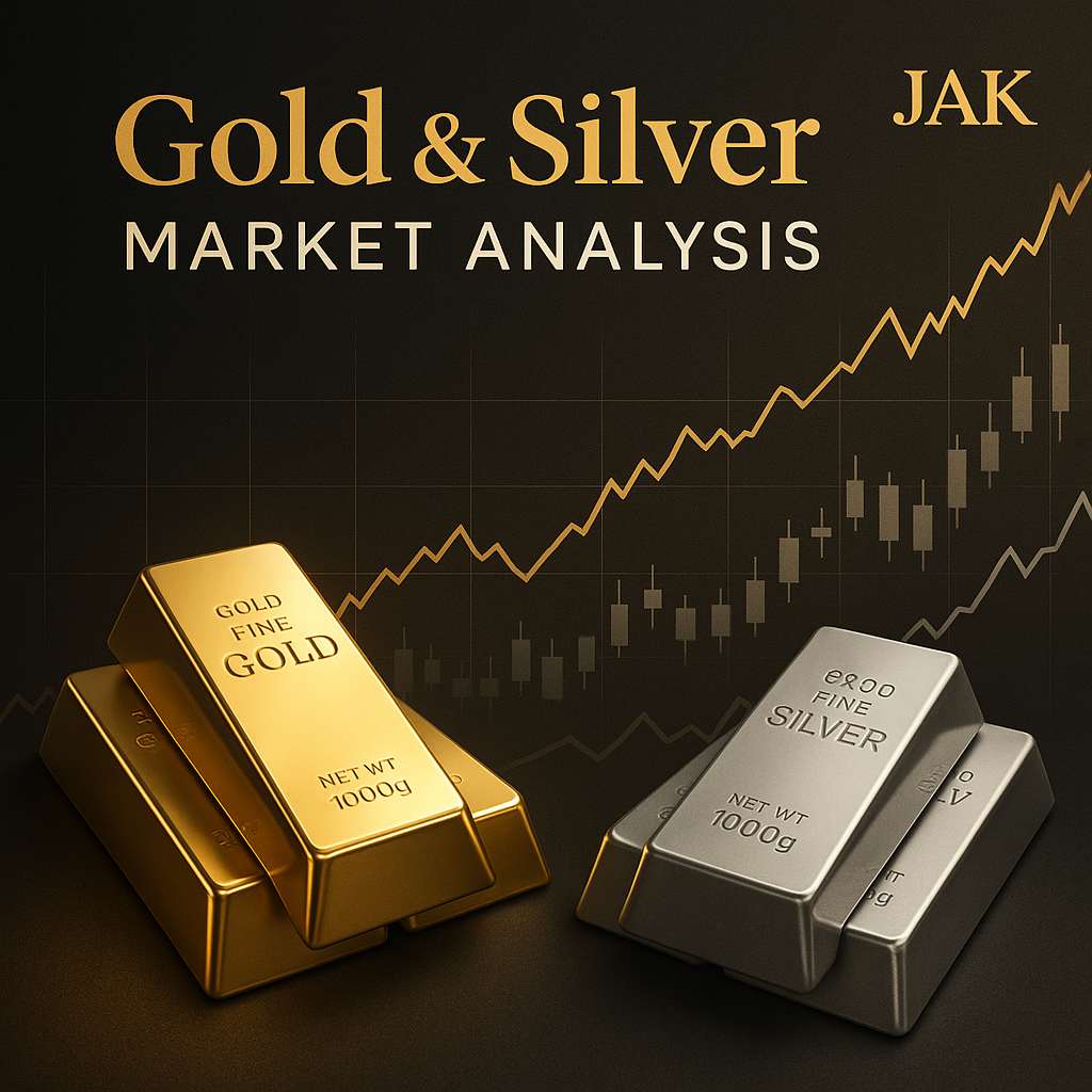 Illustration of Live Today Gold (XAU/USD) & Silver (XAG/USD) Forecast: Bullish Outlook Signals Strong Market Momentum