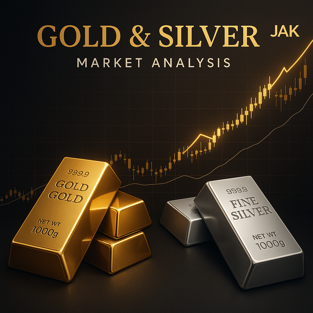 Illustration of Live Today’s Gold (XAU/USD) and Silver (XAG/USD) Forecast: Bullish Outlook Signals Strong Market Momentum